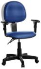Cadeira Ergonômica Executiva Com Braço Rv Cor:Azul