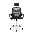 Cadeira Escritório Mesh Ergonômica Heads Top Bestchair Preta