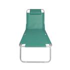 Cadeira Espreguiçadeira Mor Reclinável em Alumínio com 4 Posições 2702 - Turquesa