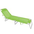 Cadeira Espreguiçadeira Praia em Alumínio Verde CAD0713 BOTAFOGO