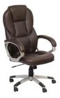 Cadeira Executiva Presidente Luxo & Conforto - Marrom-Claro