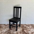 Cadeira Fixa Estofada Colonial Madeira Maciça - Floresta Carpintaria