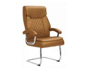 Cadeira Fixa Interlocutor Luxo Confort cor Caramelo - Bering