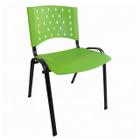 Cadeira Fixa Plástica 04 pés Plástico Verde REALPLAST