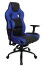 Cadeira Gamer com Almofada Linha Gamer Racing Azul - Design Office Móveis