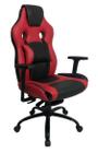 Cadeira Gamer com Almofada Linha Gamer Racing Vermelho - Design Office Móveis