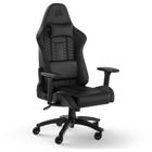 Cadeira Gamer Corsair TC100 Relaxed Leatherette, Até 120Kg, Com Almofadas, Reclinável, Cilindro de Gás Classe 4, Preto - CF-9010050-WW