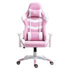 Cadeira Gamer DN3 Giratoria Branco e Rosa - DRAXEN