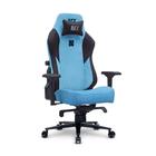 Cadeira Gamer DT3 Nero, Até 140kg,  Com Almofada, Reclinável, Descanso de Braço 4D, Preto e Azul  - 13548-1