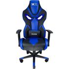 Cadeira Gamer Giratória material sintético Preto / Azul Mymax