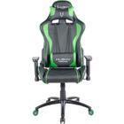 Cadeira Gamer Husky Gaming Storm, Preto e Verde, Com Almofadas, Reclinável, Descanso de Braço 2D - HST-BG