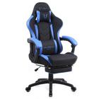 Cadeira Gamer Husky Gaming Tempest 500, Preto e Azul, Com Almofadas, Descanso Para Pernas Retrátil, Reclinável - HGMA081