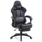 Cadeira Gamer Husky Gaming Tempest 700, Preto e Vermelho, Com Almofadas, Descanso Para Pernas Retrátil, Reclinável - HGMA075