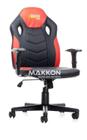 Cadeira Gamer Infantil Preta com Vermelho MK-862 - Makkon