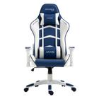 Cadeira Gamer MX5 Giratória Branco e Azul Marinho - MYMAX