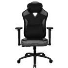 Cadeira Gamer ThunderX3 Loft Preto Para Escritório Almofadas No Pescoço e Lombar Com Apoio de Braço Almofadado 2D