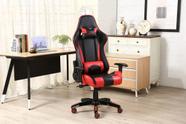 Cadeira Gamer Vermelha e Preta Giratória com Regulagem de Encosto e Braços - Panther - LMS-BE-8-141