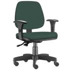 Cadeira Giratória Job Executiva Ergonômica Escritório Suede Verde Musgo - Lyam Decor