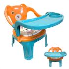 Cadeira Infantil Com Mesinha Cadeirinha De Criança Refeição Bandeja Porta Copos Cadeirão - ART BRINK