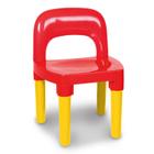 Cadeira Infantil Resistente Mesa Mesinha Plástico Colorida