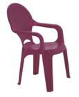 Cadeira Infantil Tique Taque Rosa Polipropileno Tramontina