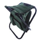 Cadeira Mochila Semi Termica Bolsa Banco Dobravel 2 Em 1 Acampamento Pesca Camping Praia Ar Livre Conserva Alimentos Frutas Frescos Pescaria