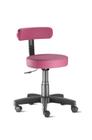 Cadeira Mocho Com Encosto Slim Pink