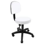 Cadeira Mocho Nice Secretária para Clinica de Estética Branco - Pontual