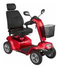 Cadeira Motorizada Scooter Scott XL até 181kg Vermelha Ottobock