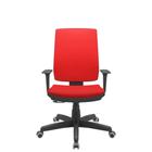 Cadeira Office Brizza Soft Aero Vermelho RelaxPlax Base Standard 120cm - 63912