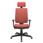 Cadeira Office Brizza Soft Concept Rosé Autocompensador Com Encosto Cabeça Base Standard 126cm - 63454
