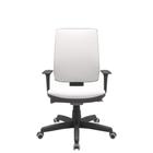 Cadeira Office Brizza Soft Vinil Branco Autocompensador Base Standard 120cm - 63901