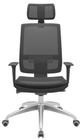 Cadeira Office Brizza Tela Preta Com Encosto Assento Facto Dunas Preto Autocompensador 126cm - 62998