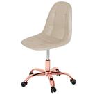 Cadeira Office Eiffel - Botonê Nude - Rose Gold