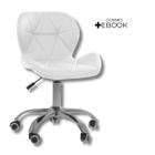 Cadeira Office Eiffel Slim Com Base Giratória E Ajustável com Ebook