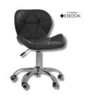 Cadeira Office Eiffel Slim Com Base Giratória E Ajustável com Ebook