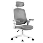 Cadeira Office Elements Astra Cinza e Branco, Ajuste de Inclinação Automático, Cilindro de Gás Classe 4 - WFFLG67335L0122