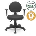 Cadeira para Escritório Ergonômica Giratória Executiva Plus NR17 Plaxmetal