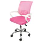 Cadeira para Escritório Office Tok Baixa Rosa 3310 - Or Design