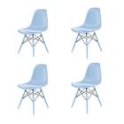 Cadeira para Sala de Jantar Eames Pp Dsw Inj Azul Claro