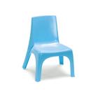 Cadeira Poltrona de Plástico Reforçado Azul Infantil