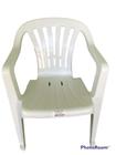 Cadeira/ poltrona plástica Infantil com braço Eco Branca - MODERNA