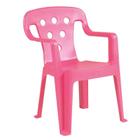 Cadeira Poltrona Plástica para Criança até 40Kg Cores MOR