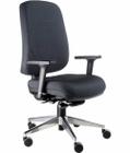 Cadeira Presidente com Base Cromada Linha New Confort Preto - Design Office Móveis