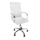 Cadeira Presidente Escritório Esteirinha Boston Eames Alta - Branca Branco