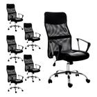 Cadeira Presidente Office tela Mesh Classic Slim W-58B - Atacadeiras