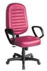 Cadeira Presidente para Escritório Linha Blenda Rosa - Design Office Móveis