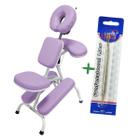 Cadeira Quick Massage Legno Portátil Dobrável Shiatsu, Extrator Inox Duplo