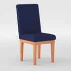 Cadeira Reforcada para Mesa Jantar Estudos Azul