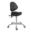 Cadeira Saddle Stool Nazalus com suporte traseiro, capacidade de 160 kg